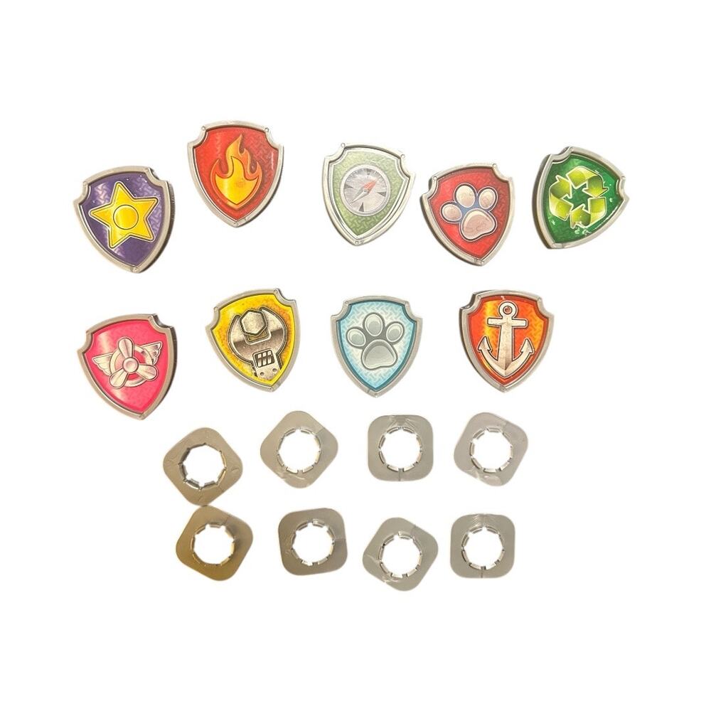 Paw Patrol Badge Set with Clips